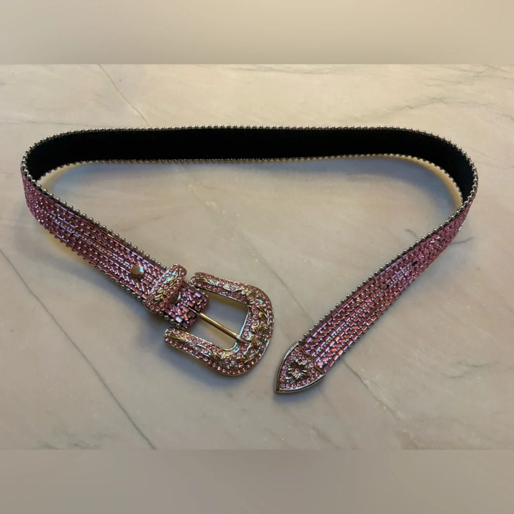 Kids Kamberley Pink Glitz Belt
